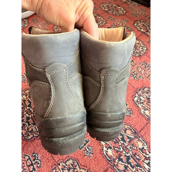 Raichle ??Men\'s US‎ 6M~Women’s 7.5 Blue/Gray Leather Hiking Boots